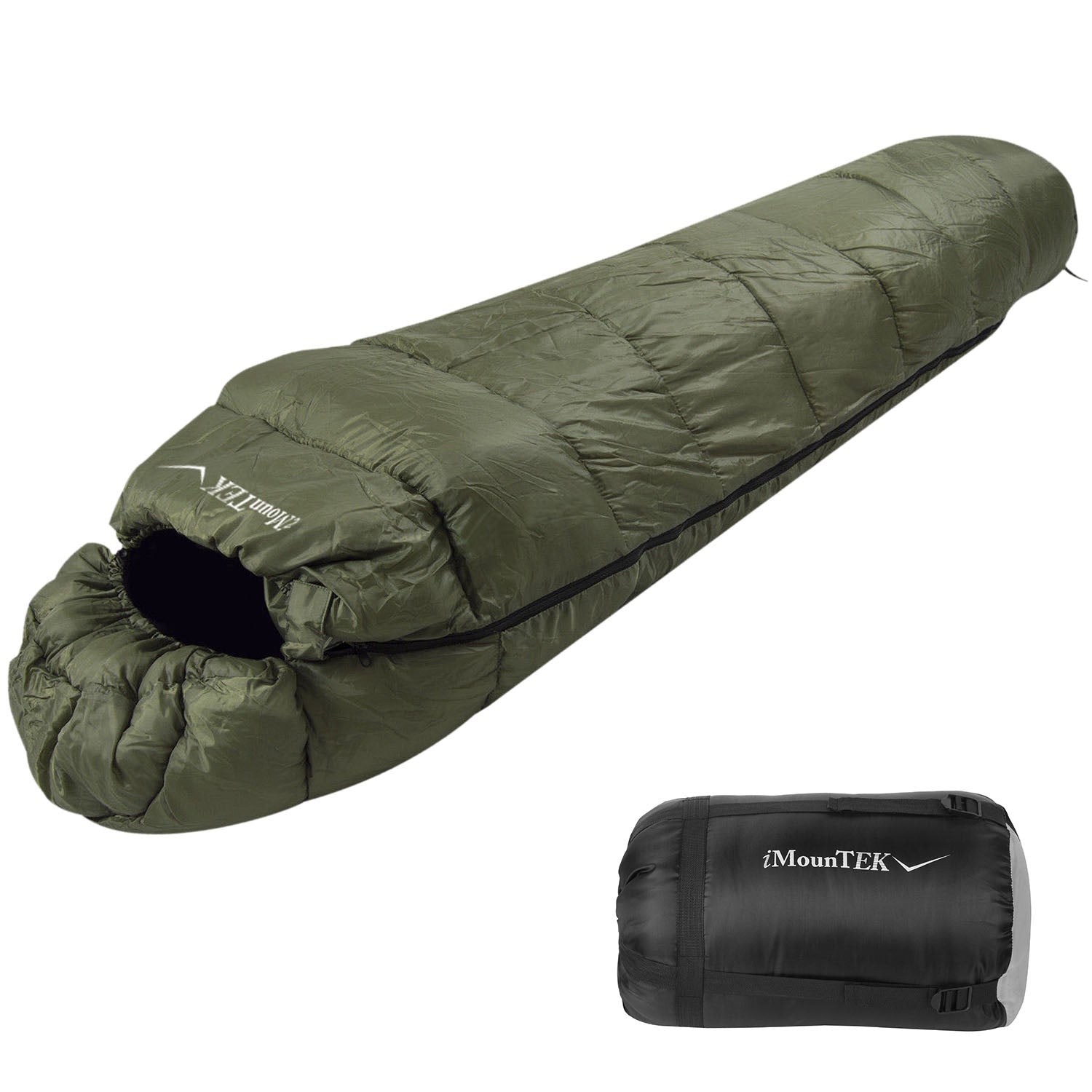1Pc Mummy Sleeping Bag Camping Sleeping Bags For Adults Outdoor Soft Thick Water-Resistant Moisture-proof Sleep Bag Suitable For Spring Autumn Winter Seasons