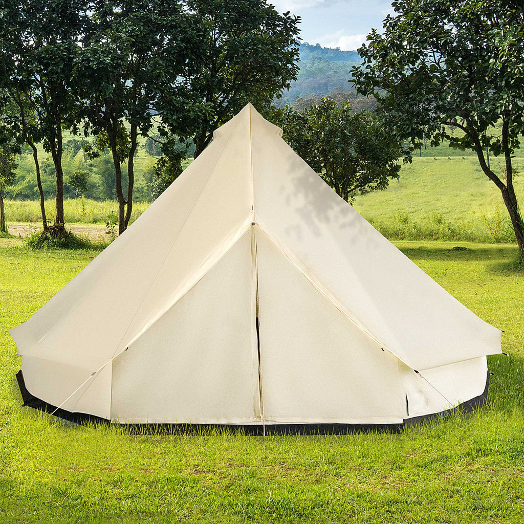 16.5’ x 16.5' x 10' 10-Person Waterproof Camping Tent Yurt with Unique Style